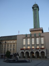 Vyhlídková věž Nové radnice v Ostravě.
