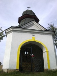 Kaplička na Kalvárii nad Želivem.