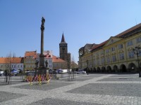 Valdštejnovo náměstí v Jičíně.