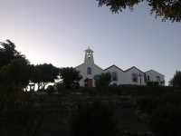 kostel na kopci nad Iglesias.