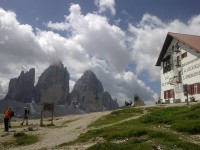 Tre Cime a Rifugio Locatelli.