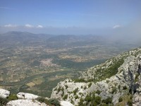 výhled z Monte Tuttavista.