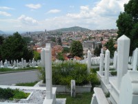 válečné hřbitovy v Sarajevu.