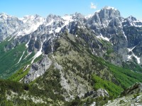 nádherné albánské hory.