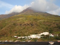 sopka Stromboli.