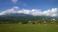 hory v Černé Hoře u Hercegu Novi.