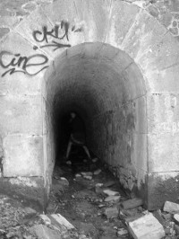 Tunel pro potok pod železnicí