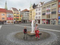 Náměstí v Ústí nad Labem.