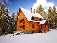 Chata Malina v zimě