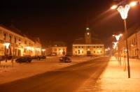 Hlinsko - náměstí (Zima - Leden 2009)