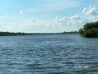 Řeka Zambezi.