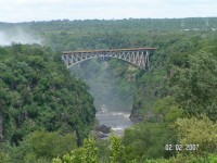 Most mezi Zimbabwe a Zambie.