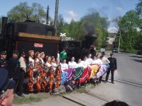 Sraz mašinek v Hronci a slavnosti 100 let zahájení provozu na této trati