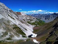 cestou dolů z Parpaner Rothorn