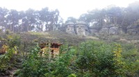 skalní reliéfy z obce Želízy