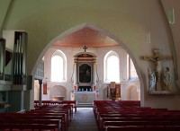 venkovský kostelík v Sasku
