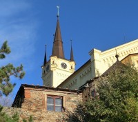 Věž evangelického kostela