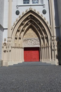 Mariazell, vchod do baziliky