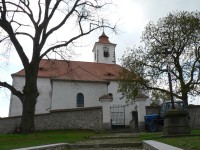 Malý Bor, kostel sv. Máří Magdaleny od severu