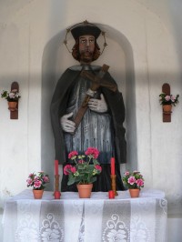 Malý Bor, vnitřek kaple sv. Jana z Nepomuku