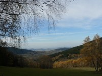 Městišťské rokle, pohled na Želivský vrch