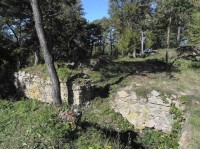 Osule, vychodní část hradu