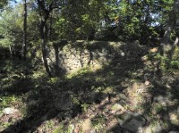 Osule, západní strana hradu