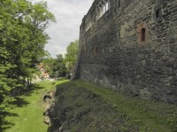 Hrad Cheb, vnější strana paláce