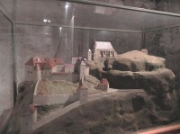 Oybin, model hradu a kláštera
