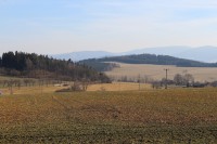 Libkov, pohled na Šumavu a Svatoborskou vrchovinu