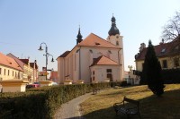 Kostel sv. Mikuláše v Dobřanech.