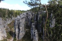 Vyhlídka Českého ráje, pohled na skalní město
