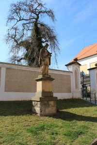 Jičín, socha sv. Jana z Nepomuku v Ruské ulici