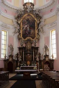 Jičín, vnitřek kostela sv. Jakuba Většího