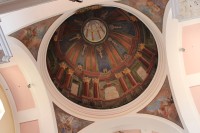 Jičín, malovaná kopule v kostele