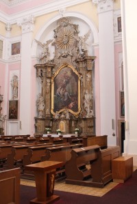 Jičín, vnitřek kostela sv. Jakuba Většího