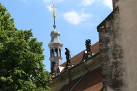 Nový Bydžov, střecha kostela sv. Vavřince