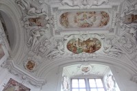 Náchod, strop zámecké kaple