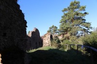 Vrškamýk, severní část hradu