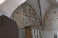 Strážky, nástěnné malby v kostele