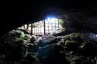 Strašínská jeskyně, pohled ke vchodu