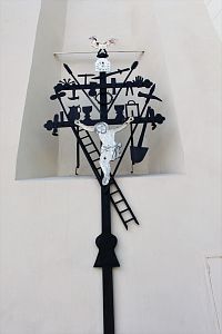 Kohoutí kříž v Kašperských Horách.
