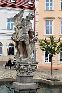 Znojmo, socha sv. Václava