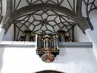 Prachatice, varhany v kostele sv. Jakuba