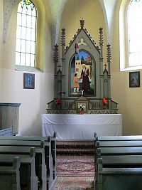 Klenová, vnitřek kaple sv. Felixe