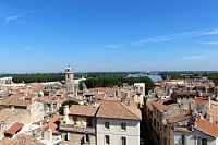 Arles, pohled z věže arény na město