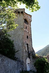 Castellane, věž městského opevnění
