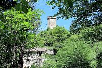 Castellane, věž městských hradeb