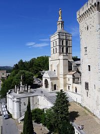 Pohled ze střechy paláce k basilice