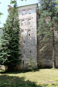 Východní strana kláštera